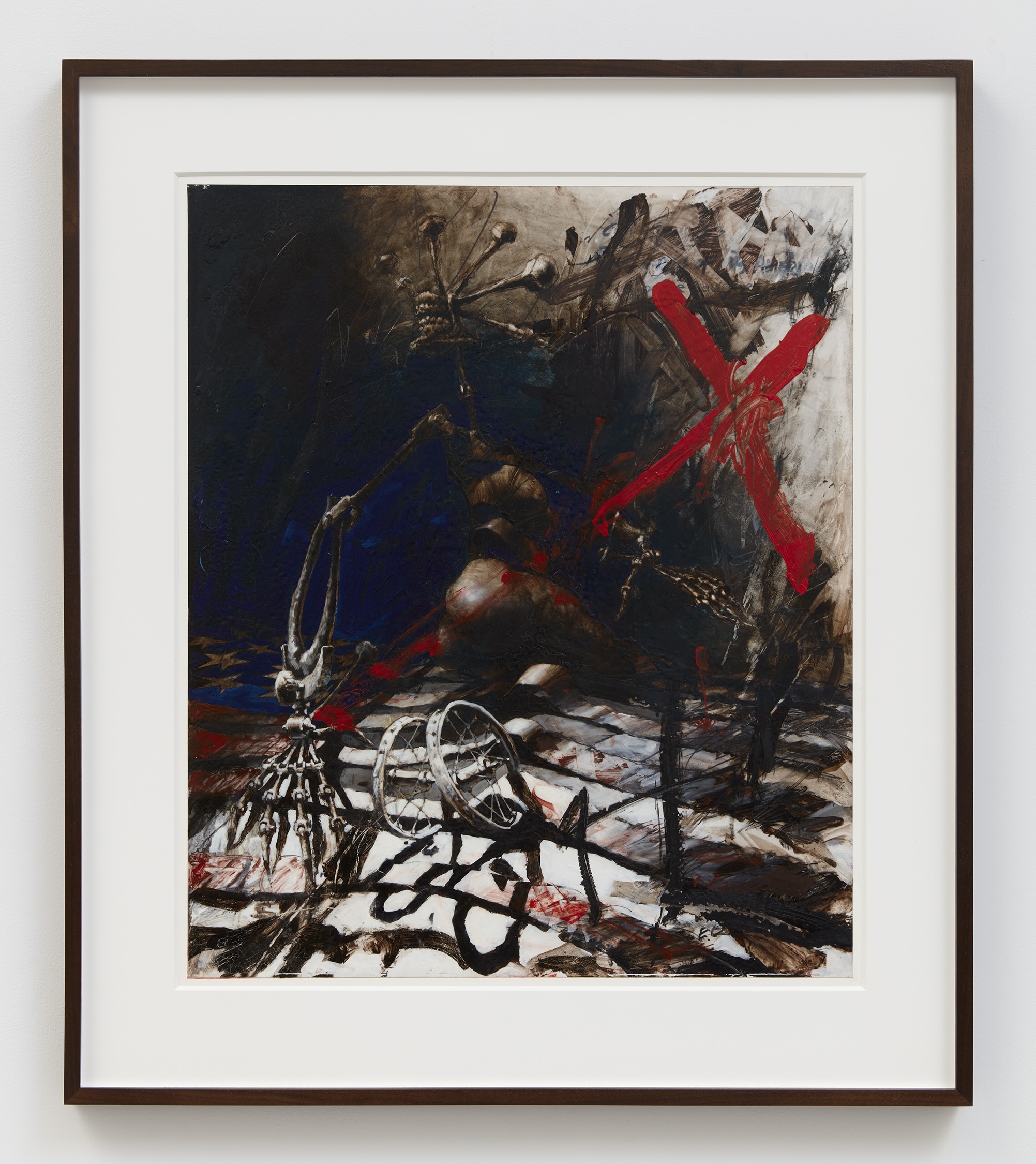 <i>Miss America</i>, 1993. Oil on paper 24 x 20 1/2 in (61 x 52.1 cm)